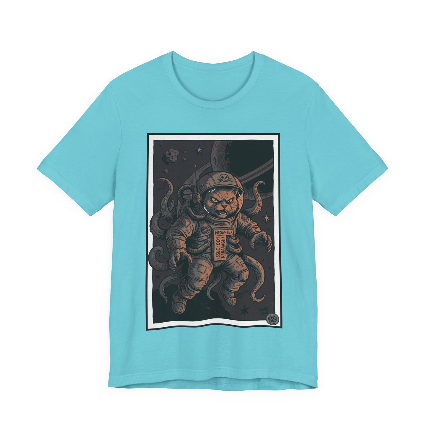 Alien Cat Astronaut Cat Tee — Space Cat Graphic T-Shirt