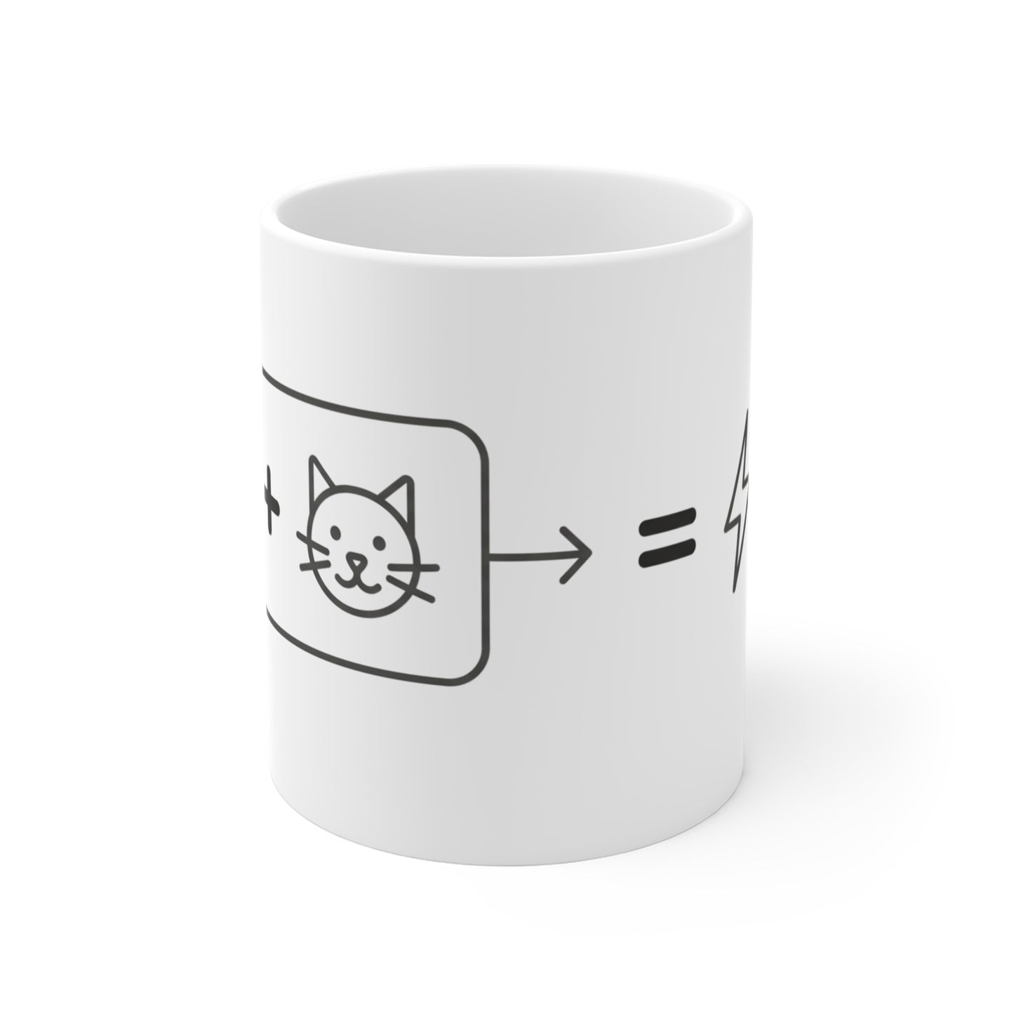 VOID - 11oz Mug - Coffee + Cat Formula Illustration