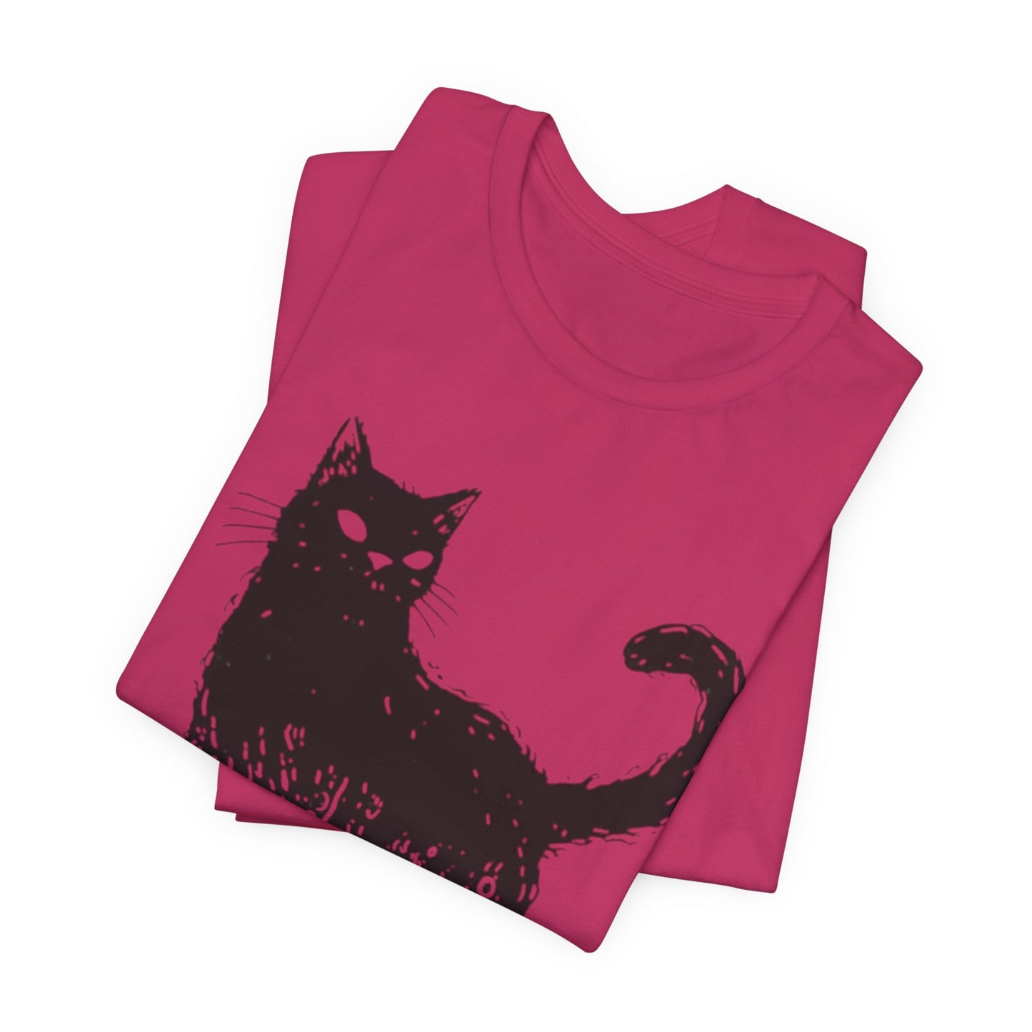 OctoCat Original T‑Shirt — Black Ink Mythical Cat with Octopus Tentacles Graphic Tee
