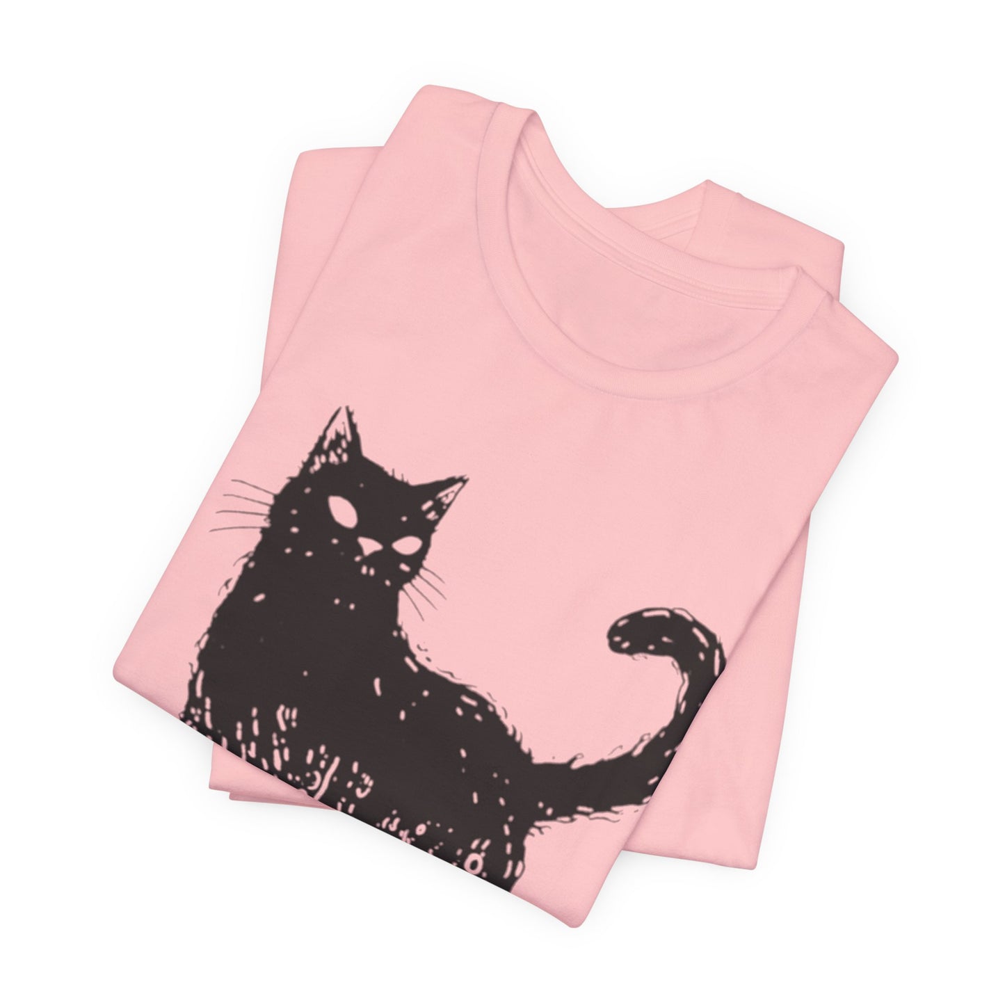OctoCat Original T‑Shirt — Black Ink Mythical Cat with Octopus Tentacles Graphic Tee