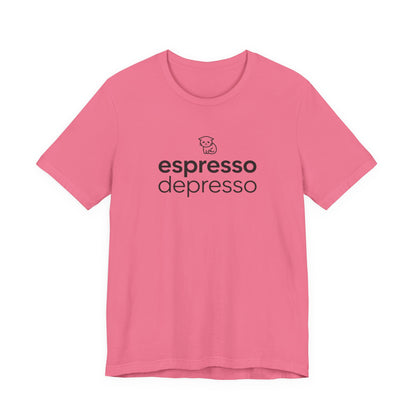 VOID - Espresso Depresso Tee - Cute Cat Funny Coffee Lover T-Shirt