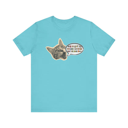 Cat Meme T‑Shirt — Vintage Cat Head Saying "We Might Be Misfits And F@#kups, But We Got This!""