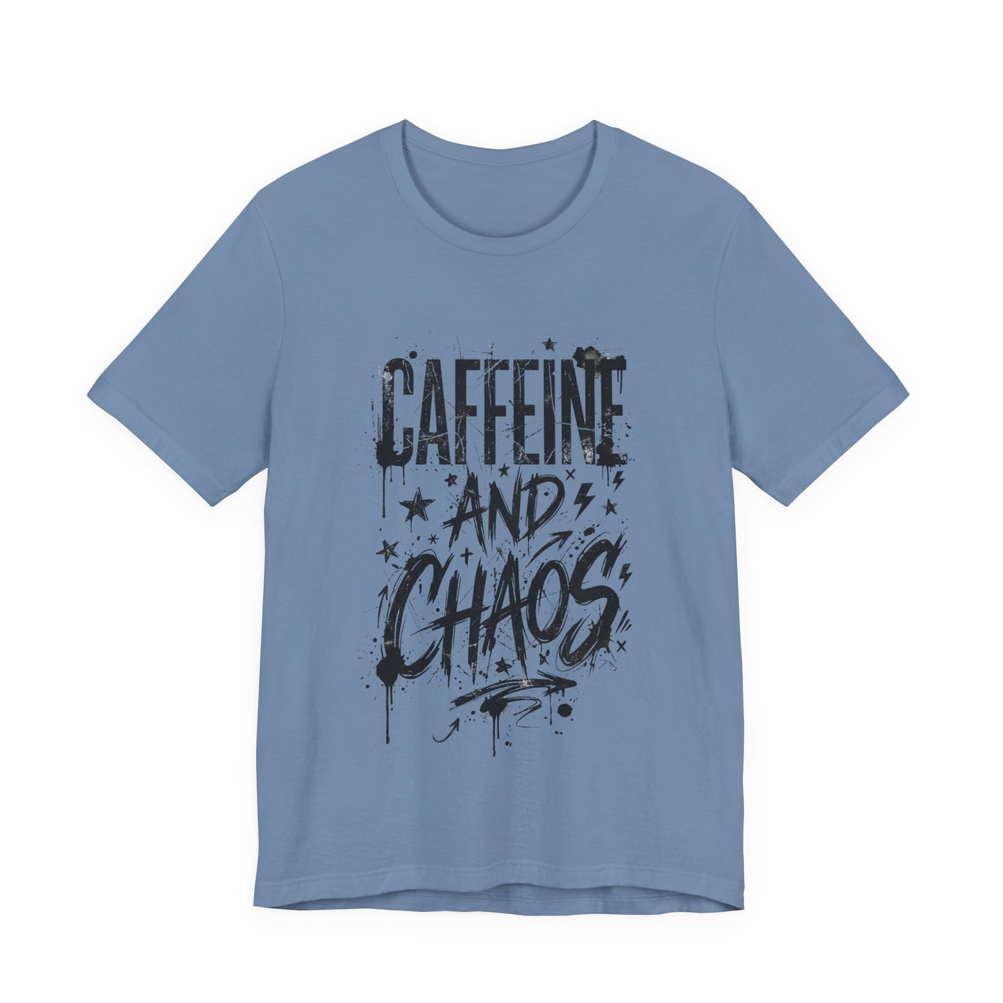 VOID - Caffeine and Chaos Version 2 T-Shirt — Funny Coffee Lover Graphic Tee