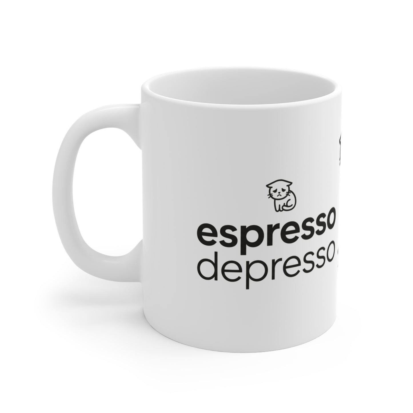 VOID - Espresso Depresso Mug — Funny Coffee Cat 11oz Ceramic