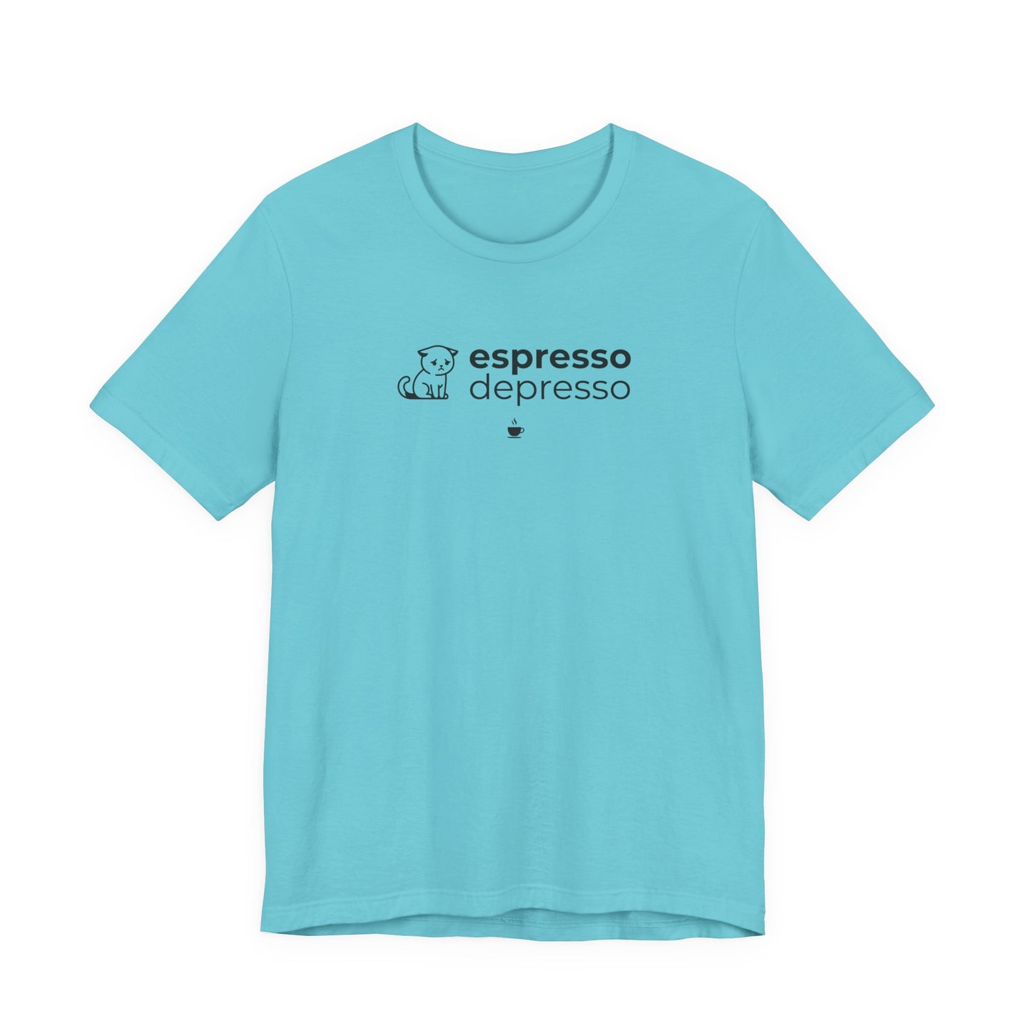 VOID - Espresso Depresso Tee - Funny Coffee Cat T-Shirt