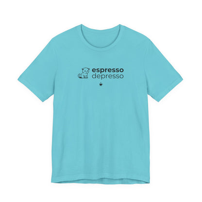 VOID - Espresso Depresso Tee - Funny Coffee Cat T-Shirt