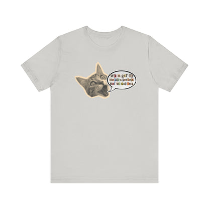 Cat Meme T‑Shirt — Vintage Cat Head Saying "We Might Be Misfits And F@#kups, But We Got This!""
