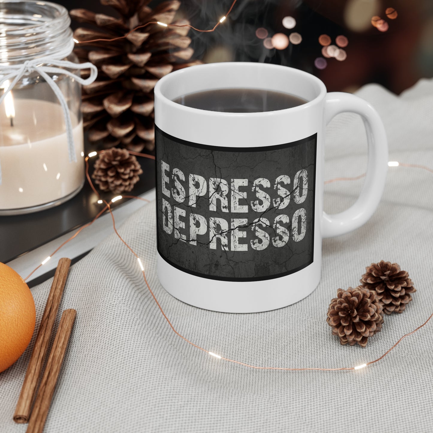 VOID - Espresso Depresso Coffee Mug — Funny Gag Gift for Coffee Lovers