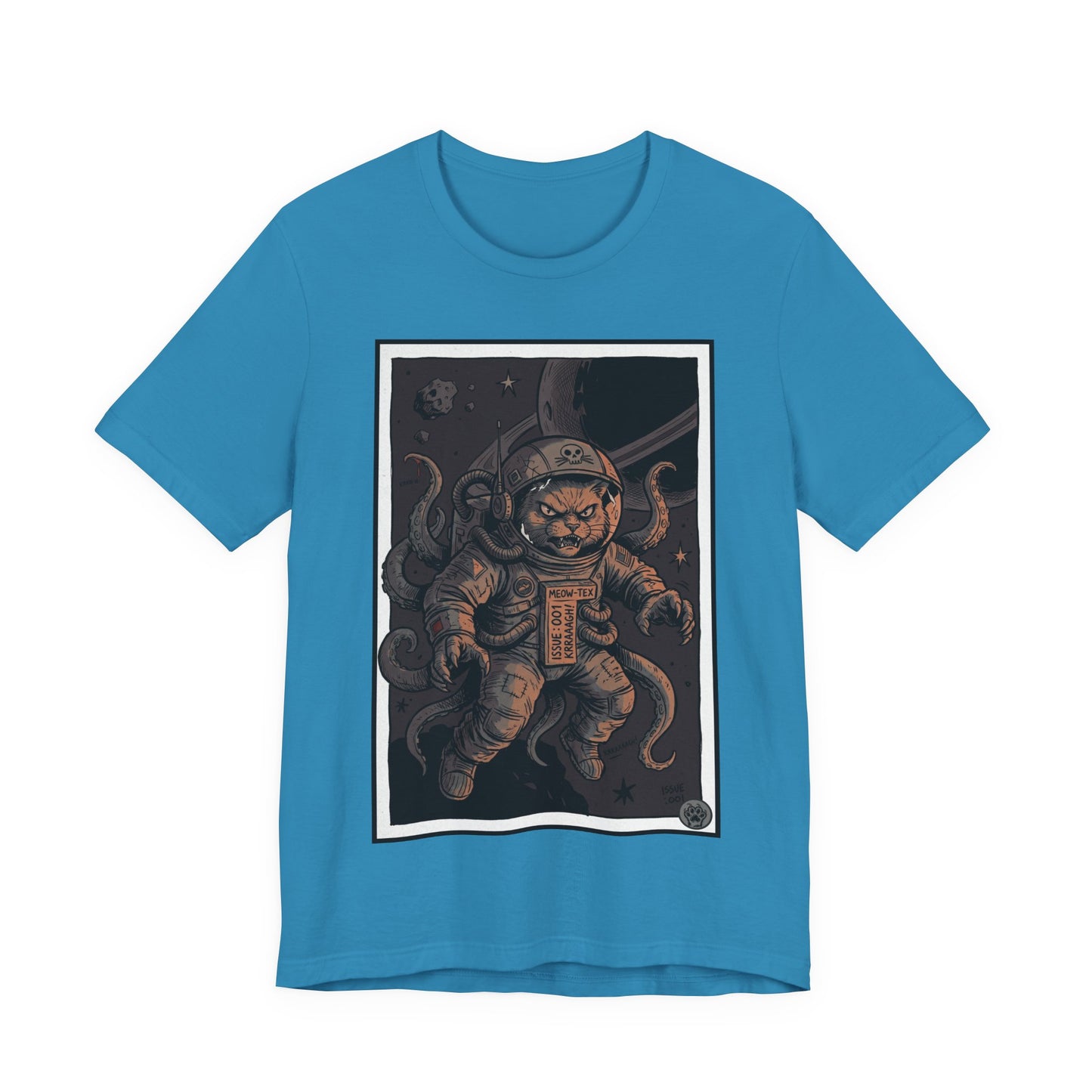 Alien Cat Astronaut Cat Tee — Space Cat Graphic T-Shirt