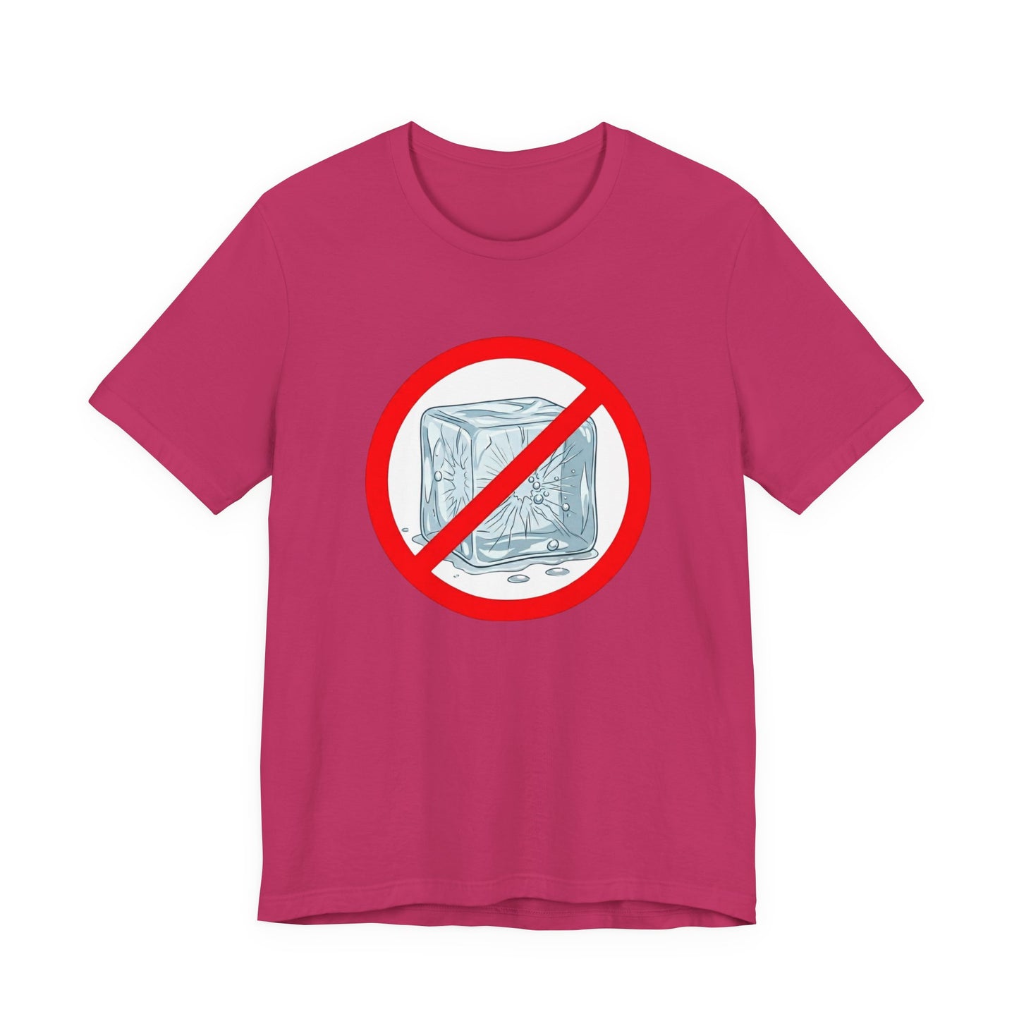No Ice T-Shirt — Anti-Ice Symbol Tee