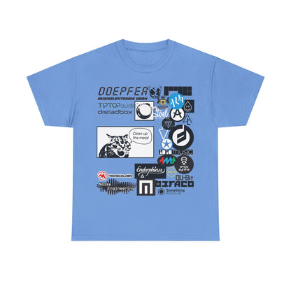 Modular Mashup - Clean Up This Mess! - Graphic Sticker Collage Tee