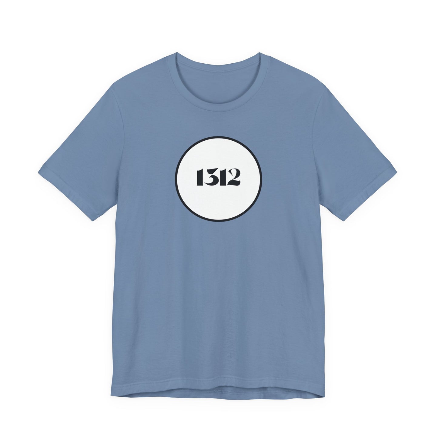 1312 - Circle Logo Tee — Minimalist Streetwear T-Shirt