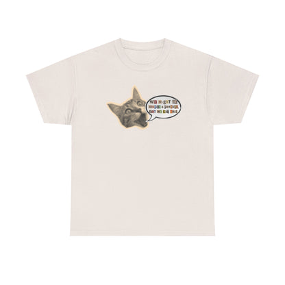 Collage Cat Head Tee — "We May Be Misfits And F@#kups, But We Got This!" Graphic T-Shirt