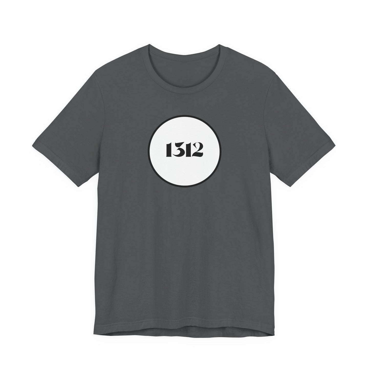 1312 - Circle Logo Tee — Minimalist Streetwear T-Shirt