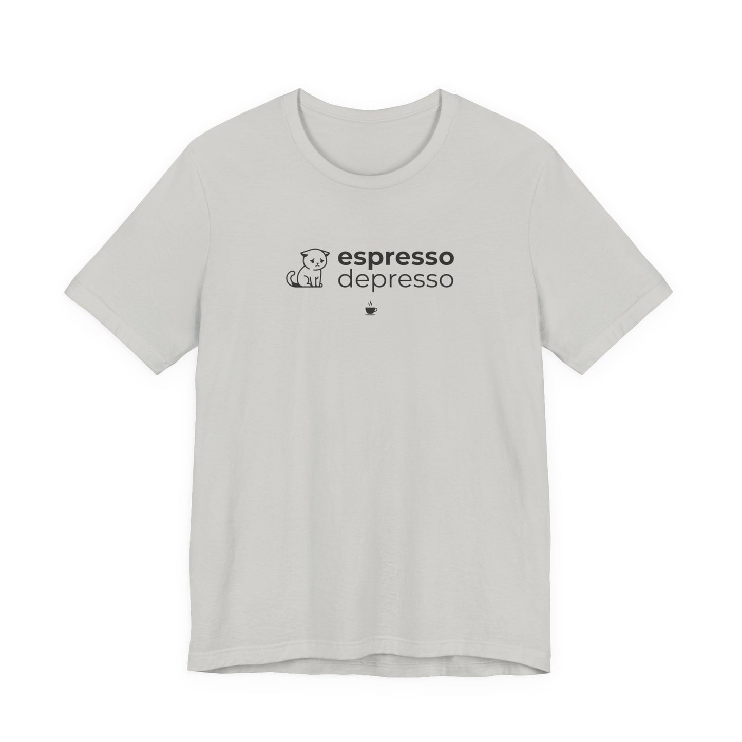 VOID - Espresso Depresso Tee - Funny Coffee Cat T-Shirt