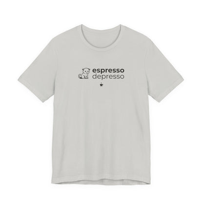 VOID - Espresso Depresso Tee - Funny Coffee Cat T-Shirt
