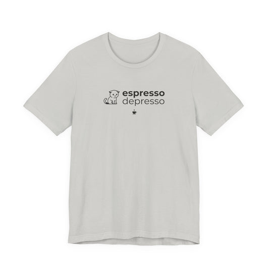 VOID - Espresso Depresso Tee - Funny Coffee Cat T-Shirt
