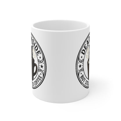 VOID - Dead Inside Cat Coffee Mug — "Dead Inside But Still Need Coffee" 11oz