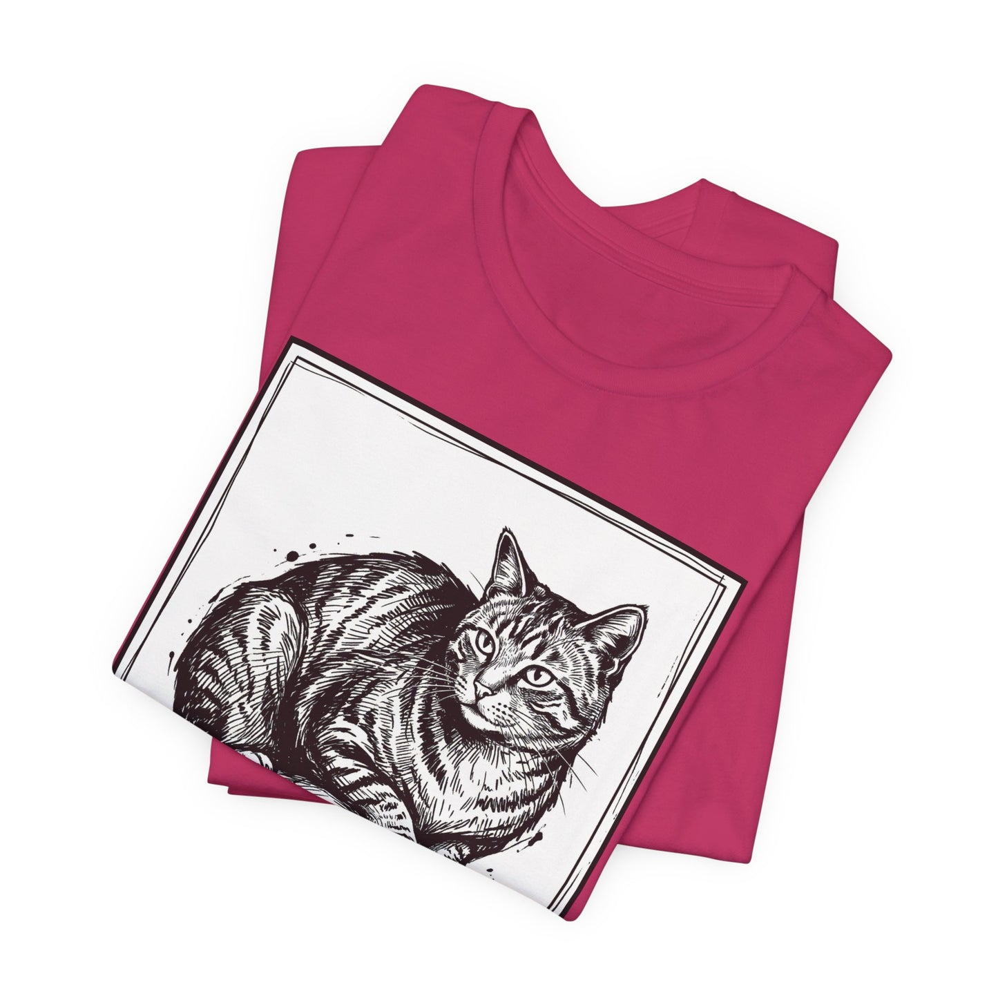 DarkArts Collection - Cat & Skull 2 T‑Shirt — Gothic Cat Skull Graphic Tee