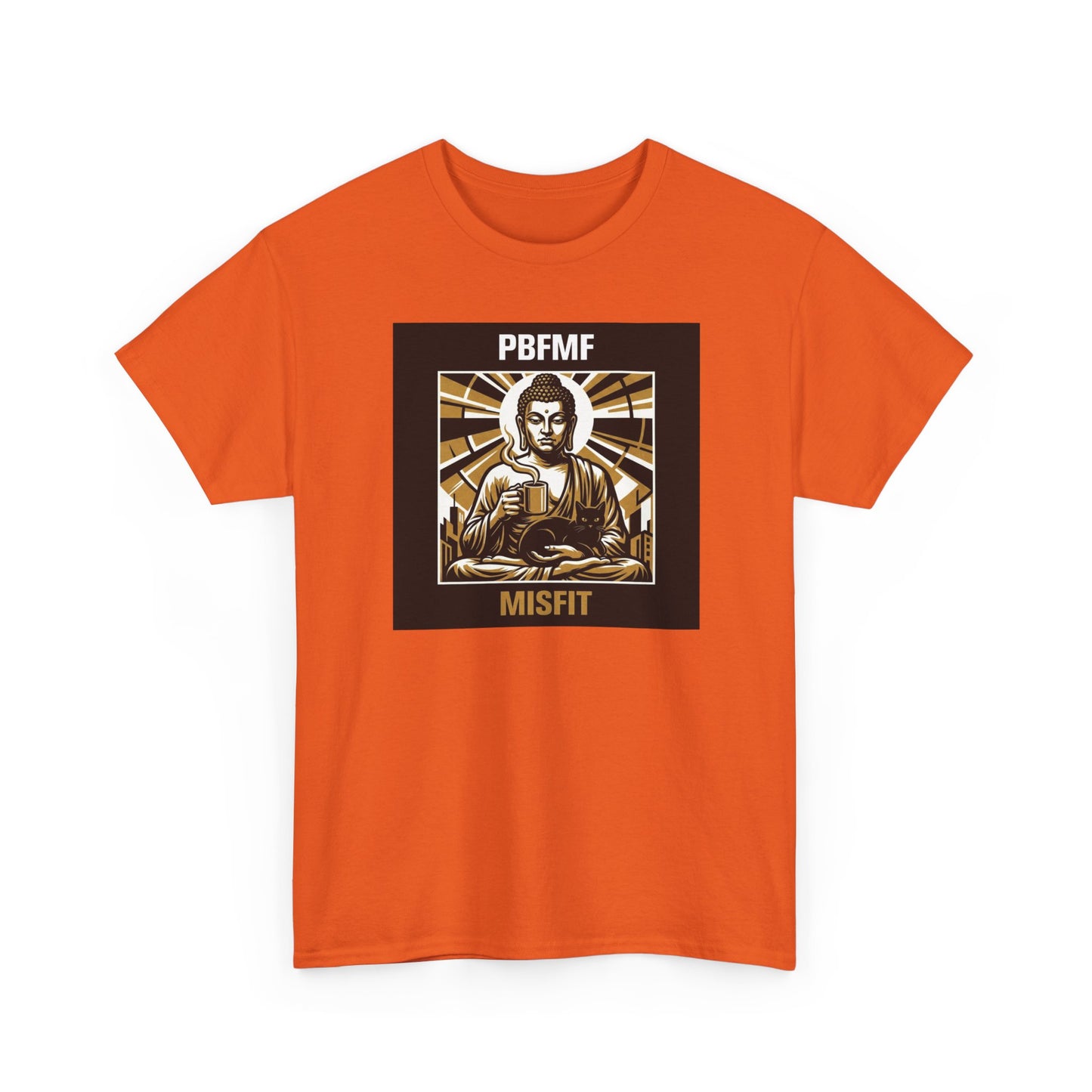 PBFMF - Twigs - Misfit Buddha Graphic Tee — 'PBFMF' Streetwear Mental Health-Inspired T-Shirt