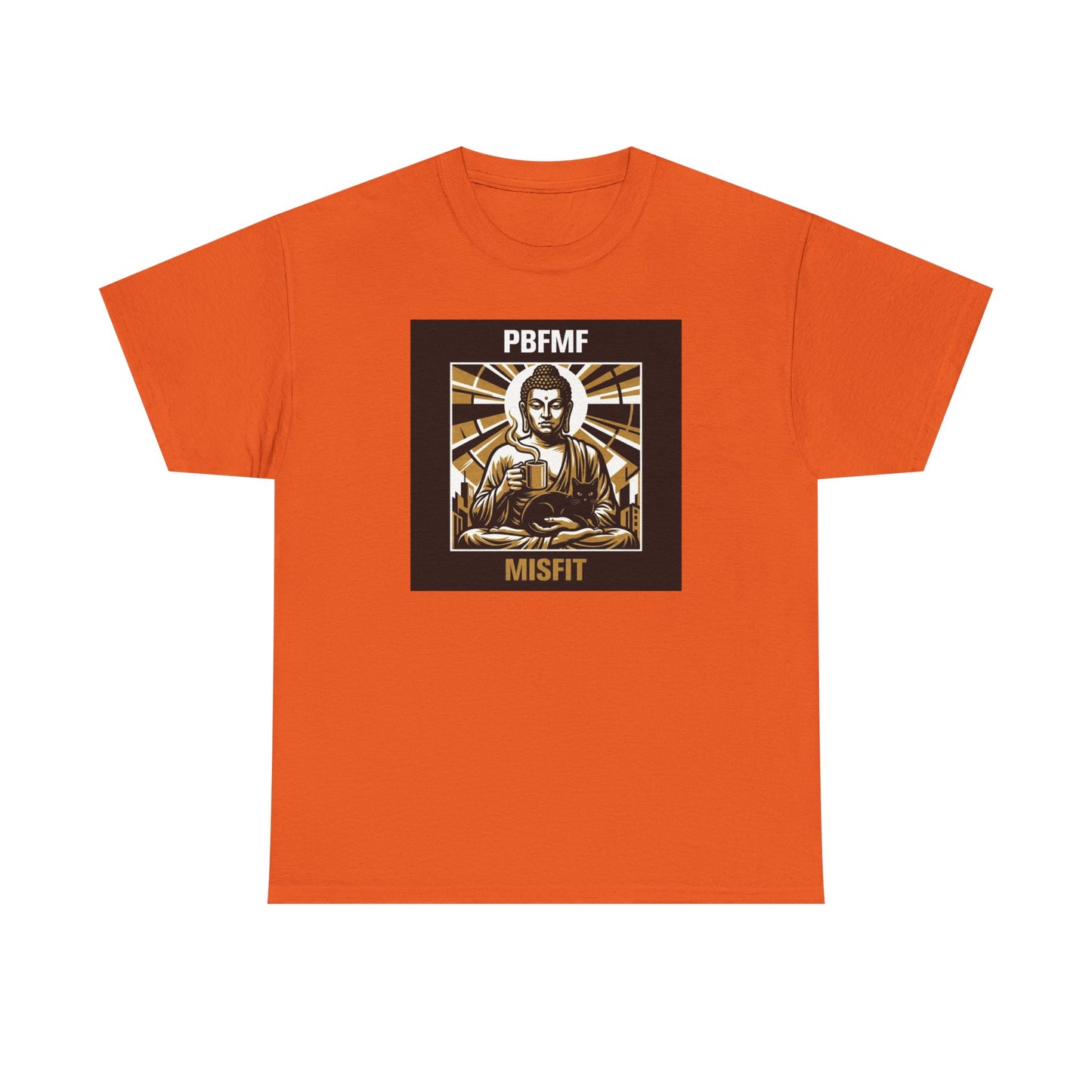 PBFMF - Twigs - Misfit Buddha Graphic Tee — 'PBFMF' Streetwear Mental Health-Inspired T-Shirt