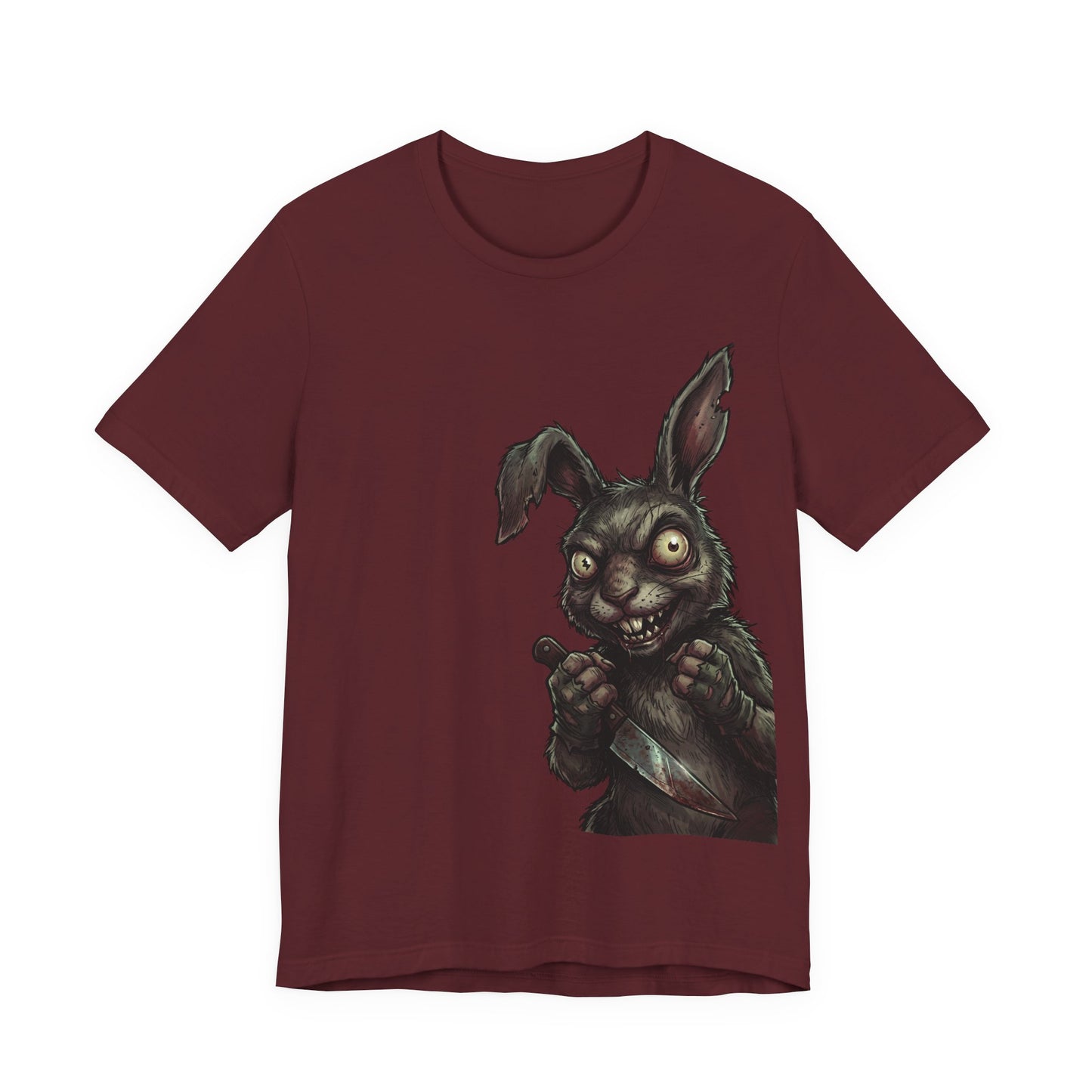 Creepy Killer Bunny T-Shirt — Horror Rabbit Graphic Tee