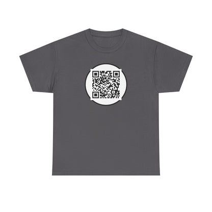 PBFMF Book QR Code Graphic Tee — Scanable Tech Shirt
