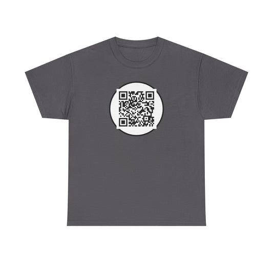 PBFMF Book QR Code Graphic Tee — Scanable Tech Shirt
