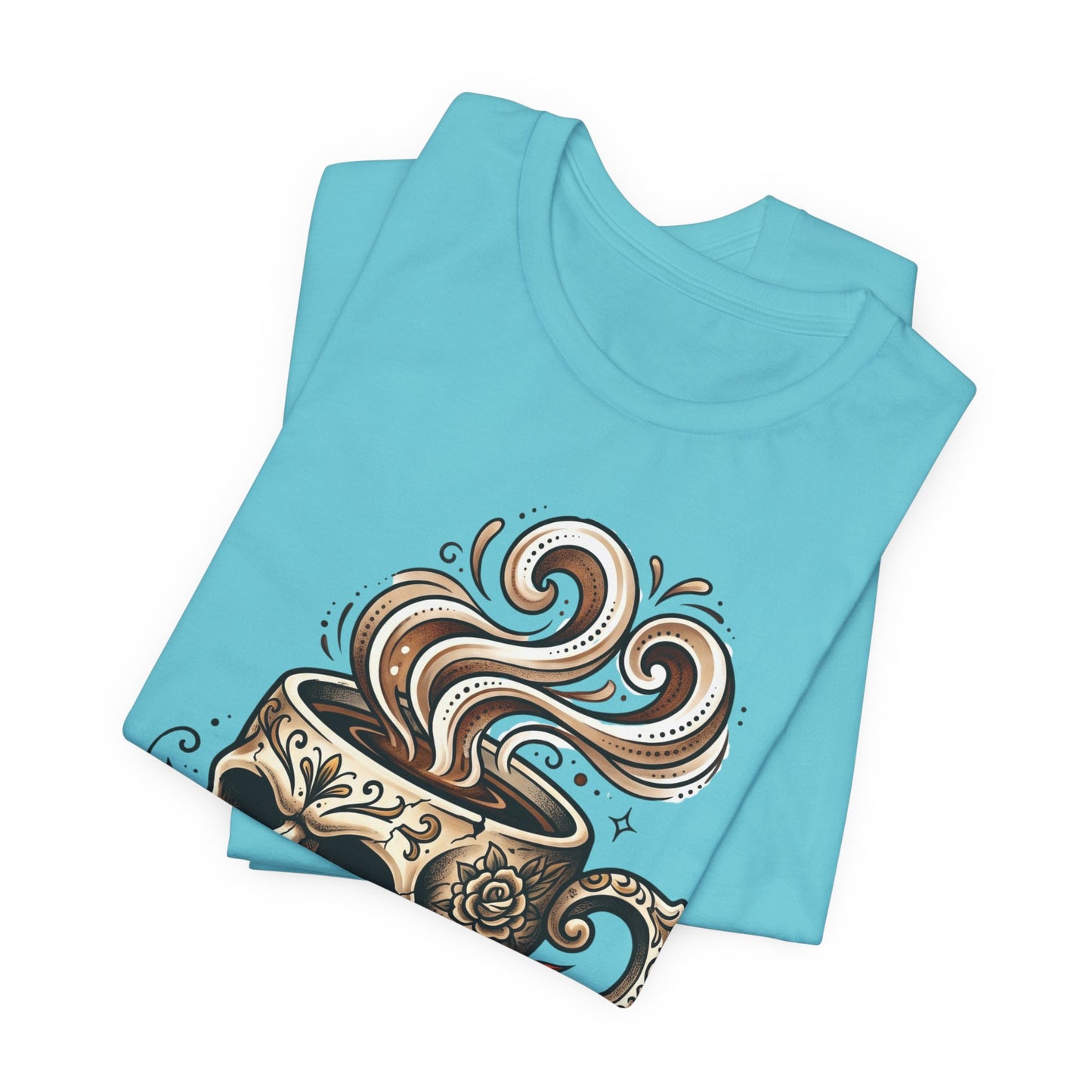 VOID - Skull Coffee Tee — "I Like My Nihilism With Sugar and Cream" Graphic T-Shirt