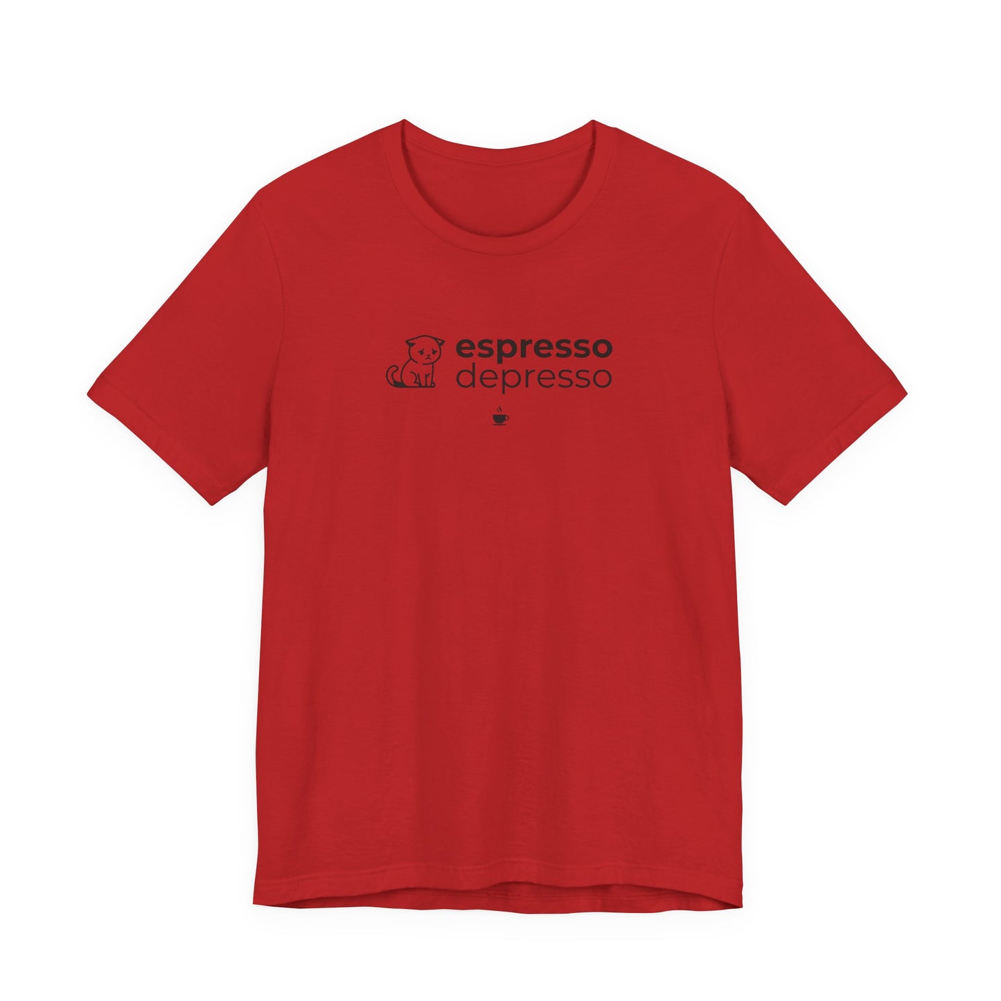 VOID - Espresso Depresso Tee - Funny Coffee Cat T-Shirt