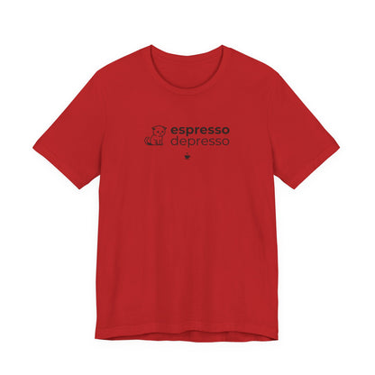 VOID - Espresso Depresso Tee - Funny Coffee Cat T-Shirt