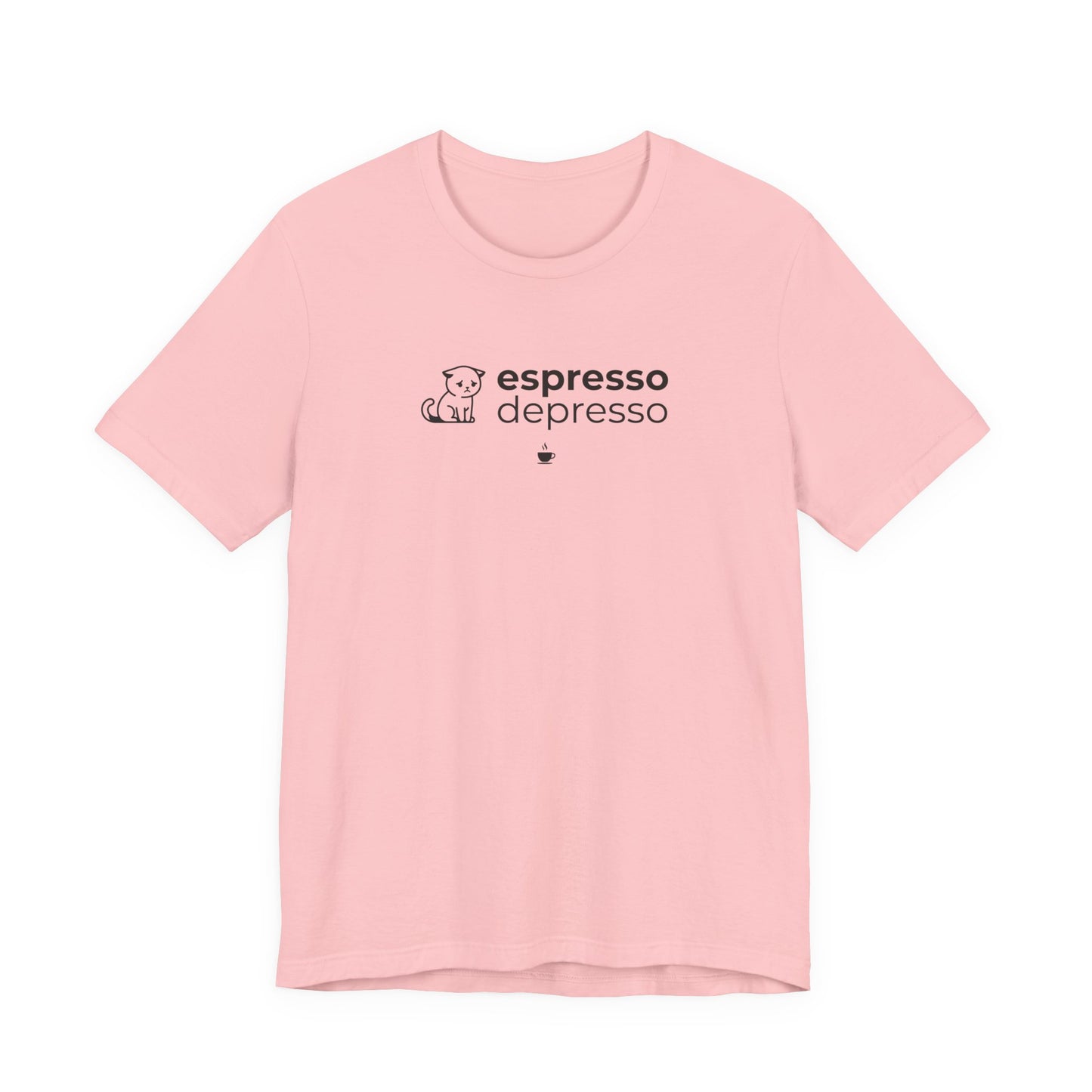 VOID - Espresso Depresso Tee - Funny Coffee Cat T-Shirt