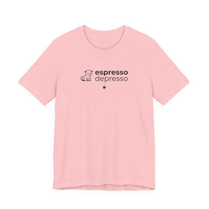 VOID - Espresso Depresso Tee - Funny Coffee Cat T-Shirt